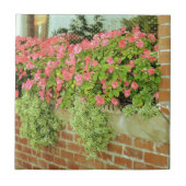 窓枠の花 タイル (正面)