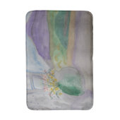 窓枠の花 バスマット (正面縦)