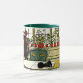 窓枠の花 マグカップ (中央)