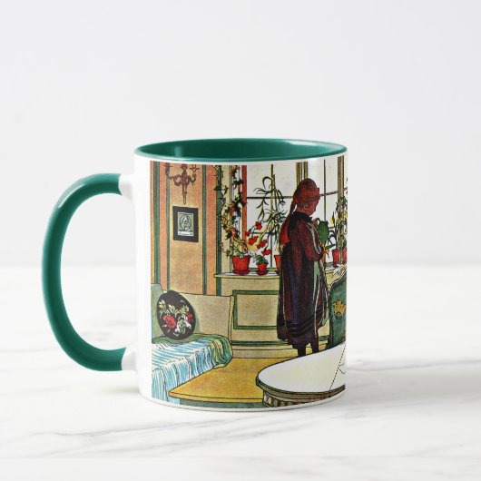 窓枠の花 マグカップ (左)