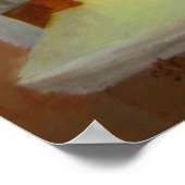 窓枠の雀 ポスター (角)