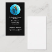 窓洗浄プロフェッショナル住宅用商業 名刺 (正面/裏面)