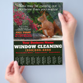 窓洗清掃用業務用ティアシート チラシ (手)