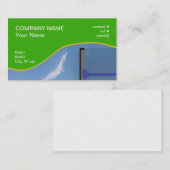 窓洗濯機 名刺 (正面/裏面)