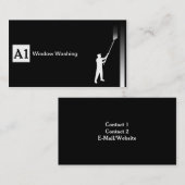 窓洗濯機 名刺 (正面/裏面)