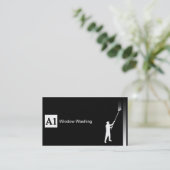 窓洗濯機 名刺 (スタンド正面)