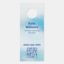 窓清掃カスタム用QR ドアノブサイン