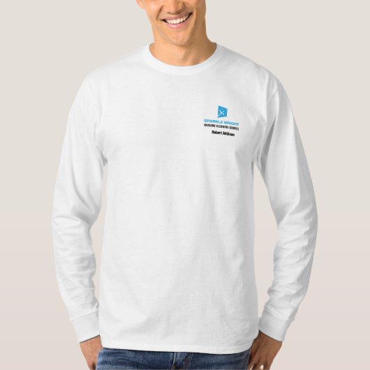 窓清掃サービス Tシャツ (正面)
