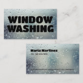 窓清掃用名刺 名刺 (正面/裏面)