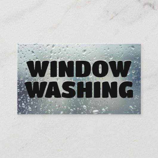 窓清掃用名刺 名刺 (正面)