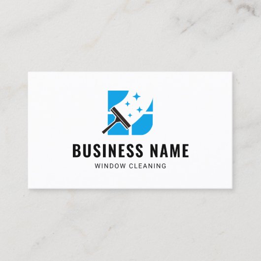 窓清掃用外装住宅清掃サービス 名刺 (正面)
