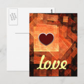 窓灯ラブポストカード ポストカード (正面/裏面)