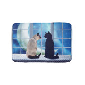 窓猫 バスマット (正面)