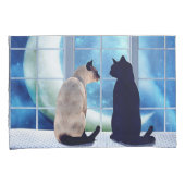 窓猫 枕カバー (正面右)