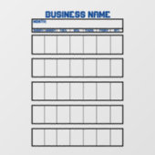 窓用フィルム カレンダー 非磁性 ホワイトボード ウィンドウサイン (シート)