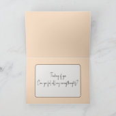 窓考えからのコーヒー カード (内部)