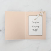 窓考えからのコーヒー カード (内部)