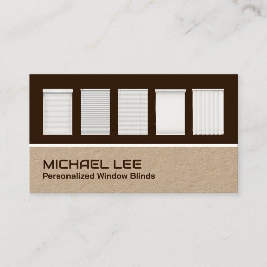 窓被覆カスタムQRクラフト 名刺 (正面)