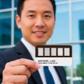 窓被覆カスタムQRクラフト 名刺