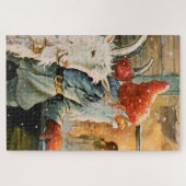 「窓越し」ジェニー·ナイストロム ジグソーパズル (横)