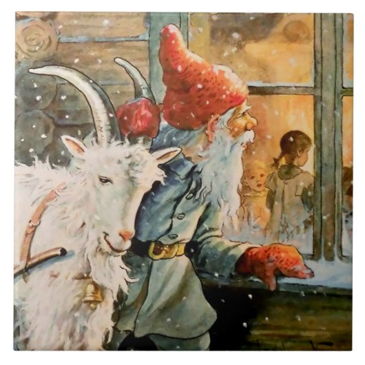 「窓越し」ジェニー·ナイストロム タイル (正面)