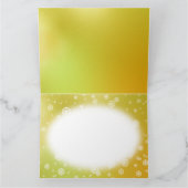 窓辺のキャンドル・眠る犬 (2)　クリスマスカード カード (内部)