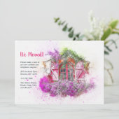 窓辺のプランター引越しのお知らせ 案内状 (スタンド正面)