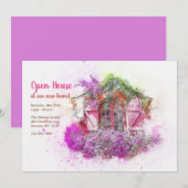 窓辺のプランター招待状 招待状 (正面/裏面)