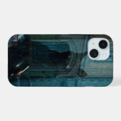 窓辺の猫 iPhone 15ケース (裏面横)