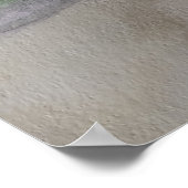 窓辺の花 ポスター (角)