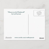 窓辺の花 by カール・ラーソン 美術 ポストカード (裏面)