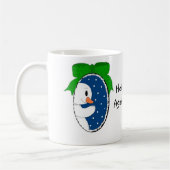 窓辺の雪だるま コーヒーマグカップ (左)