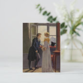 窓際のカップル ポストカード (スタンド正面)