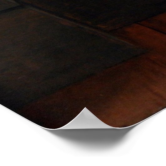 窓際の女性 ポスター (角)