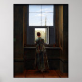 窓際の女性 ポスター (正面)