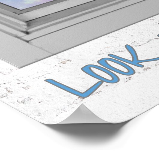 窓飛んでいるを見ろ ポスター (角)