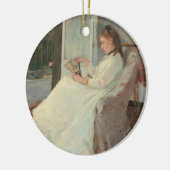 窓1869年の芸術家の姉妹 セラミックオーナメント (左)