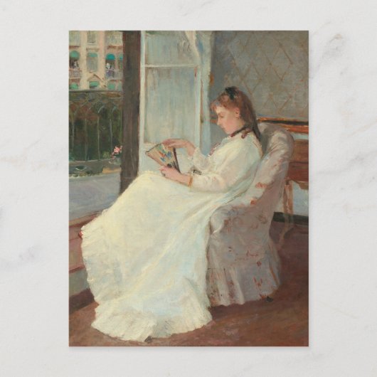 窓1869年の芸術家の姉妹 ポストカード (正面)