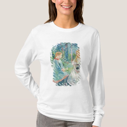 窓1892年の若い女の子 Tシャツ (正面)