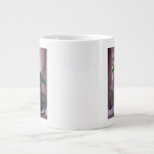 窓1998年の女性 ジャンボコーヒーマグカップ (正面)