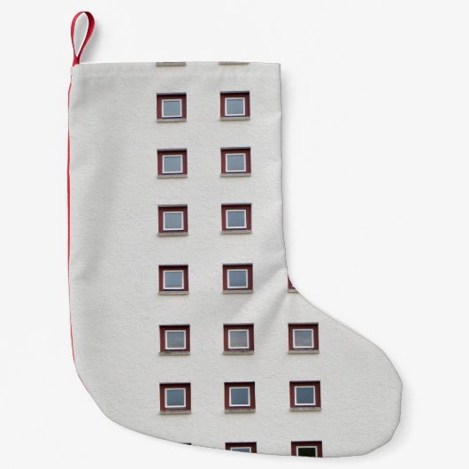 窓 スモールクリスマスストッキング (正面)