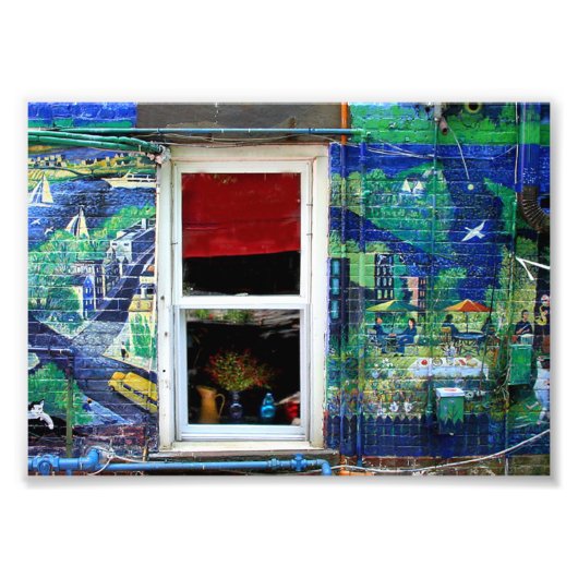 窓 フォトプリント            (正面)