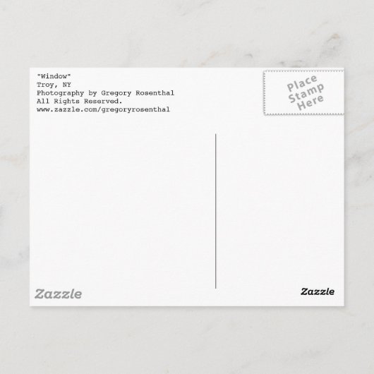 窓 ポストカード (裏面)