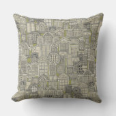 窓（緑） クッション (正面)