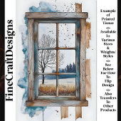 窓AN2の切り離し冬の雪の風景 薄葉紙