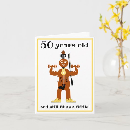 窮地おもしろいに陥る カード (黄色い花)