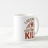 窯元の陶磁器の許可 コーヒーマグカップ (正面右)