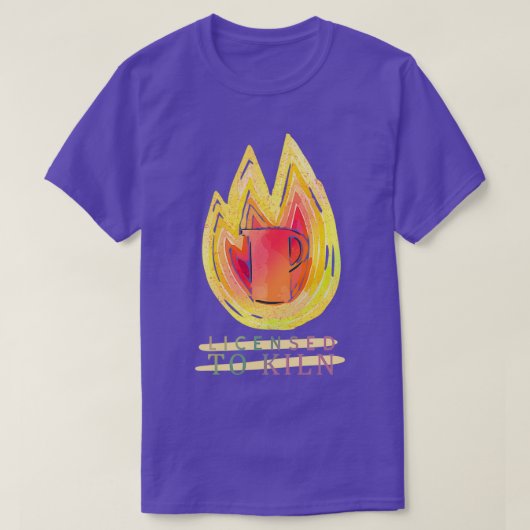 窯焼の許可1 Tシャツ (デザイン正面)