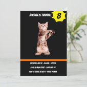 立おもしろいよくはしゃぐ子 招待状 (スタンド正面)