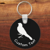 立ちカナリバードキーチェーン キーホルダー (正面)